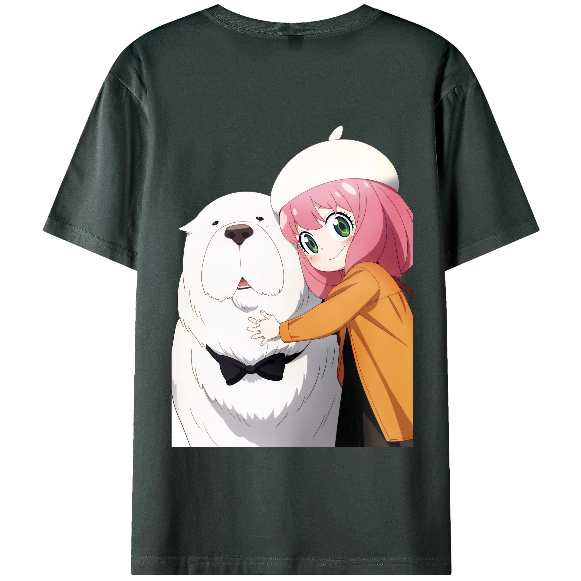 （画像用） SPY×FAMILY间谍家家酒 綿100％ メンズ半袖Tシャツ（バックプリント） 通気性